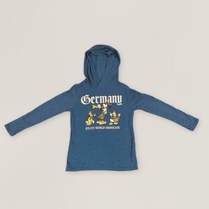 Disney Parks Epcot World Showcase Germany Pluto Goofy & Donald Hoodie Kids